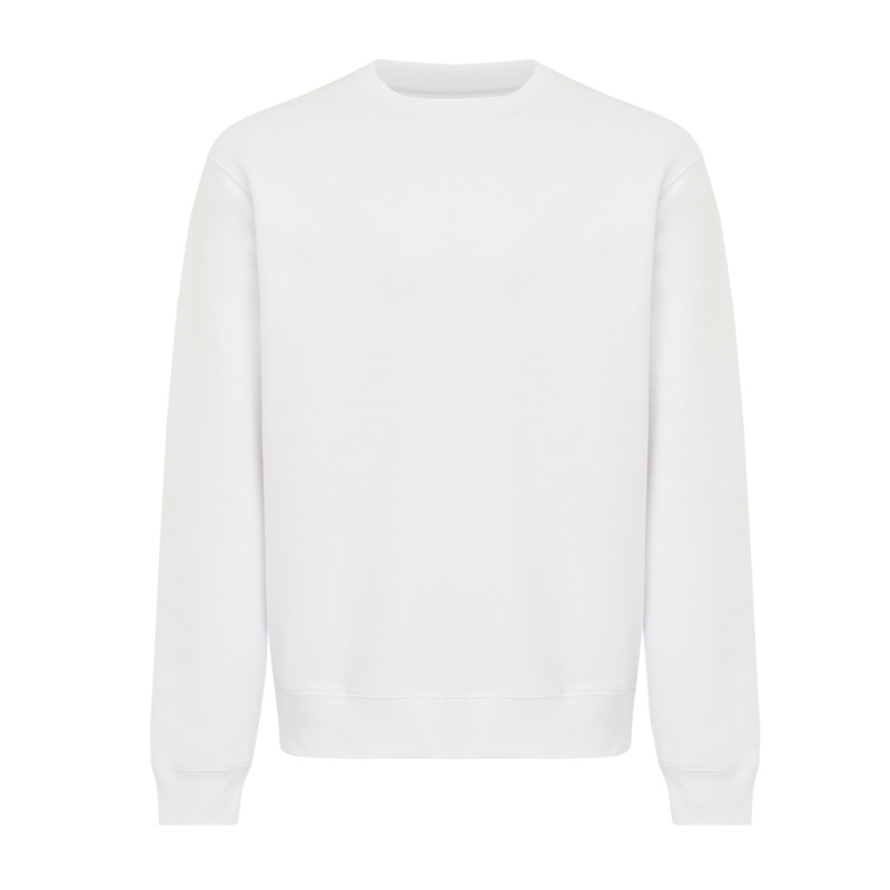 IQONIQ Toria Unisex mikina s okrúhl. výstrihom z rec. bavlny recycled white XL 1
