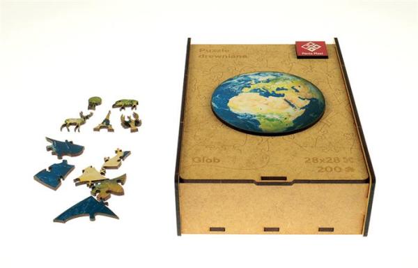 Puzzle, drevené, A3, 200 ks, PANTA PLAST "Earth"