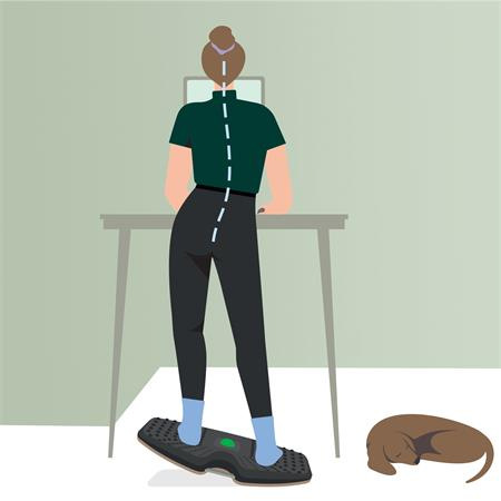 Balančná doska, ergonomická, LEITZ "Ergo Active" 8