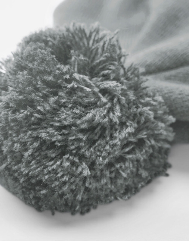 Appliqué Patch Pom Beanie 5