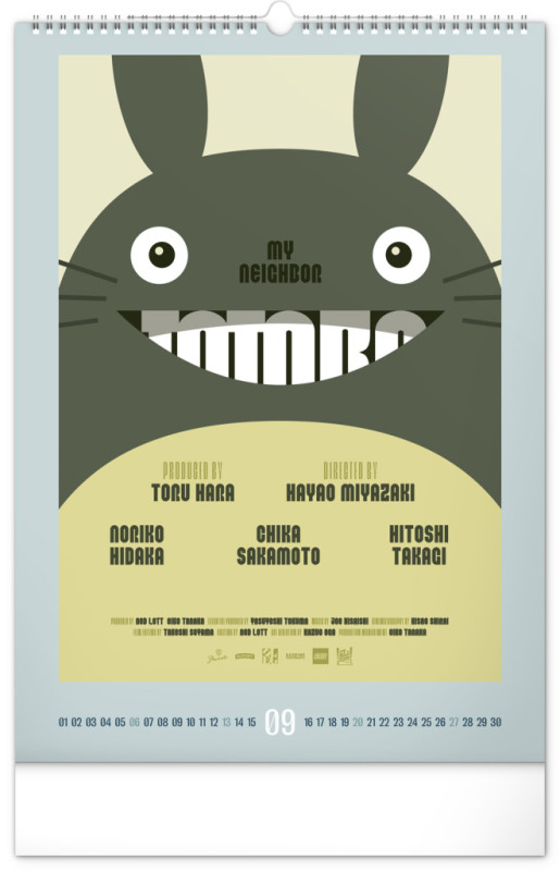 NOTIQUE Nástenný kalendár Alternative Movie Posters 2026, 33 x 46 cm 9