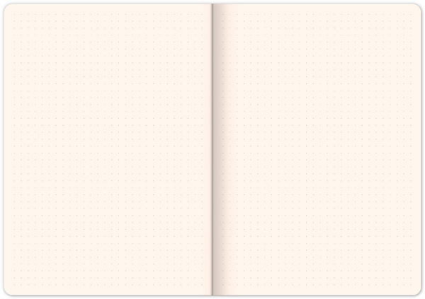 NOTIQUE Notes Vivella Classic červený/červený, bodkovaný, 15 x 21 cm 4