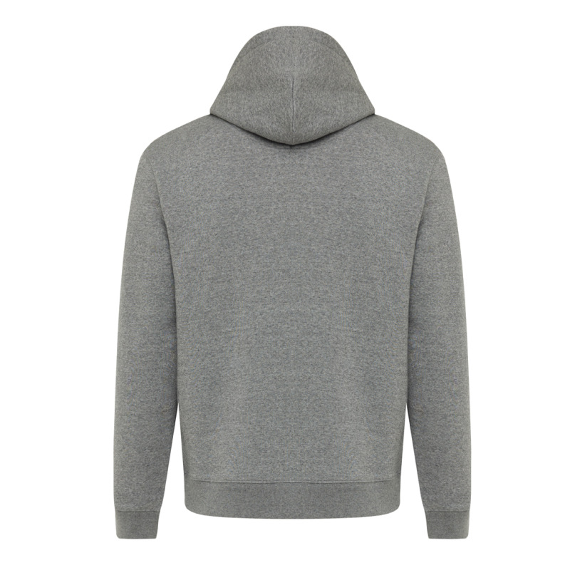 IQONIQ Joshua Unisex mikina s kapucňou z rec. bavlny light heather anthracite XL 3