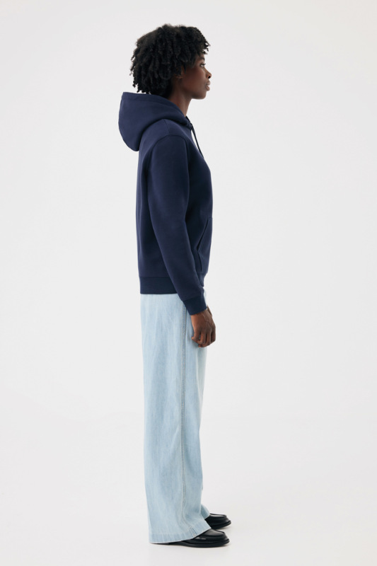IQONIQ Joshua Unisex mikina s kapucňou z rec. bavlny námornícka modrá XXXL 7