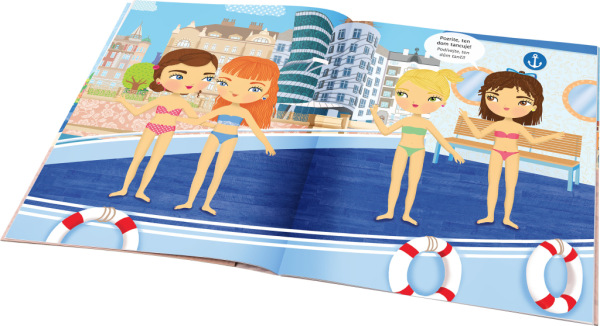 Šaty pre TEREZKU ─ Kniha samolepiek 1