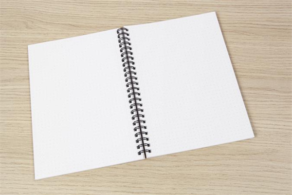 Špirálový zošit, A5, bodkovaný, 80 listov, mäkká obálka, SIGEL "Quicknote", koralový-sivý 2