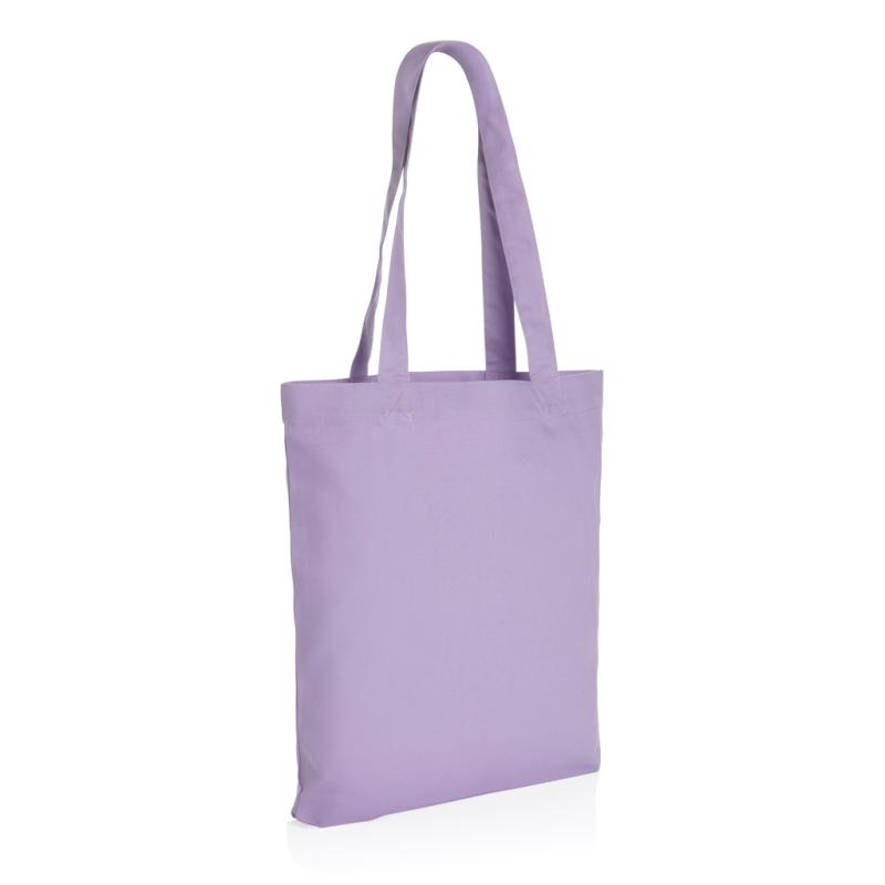 Tote bag Impact z 285g recykl. canvas lavender 1