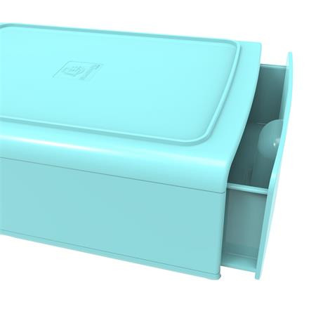 Box na dokumenty, plast, 1 zásuvka, EXACOMPTA "Skandi", ľadový modrý 2