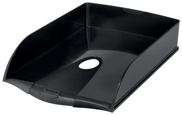 Odkladač, PP, A4, LEITZ "Recycle", čierna