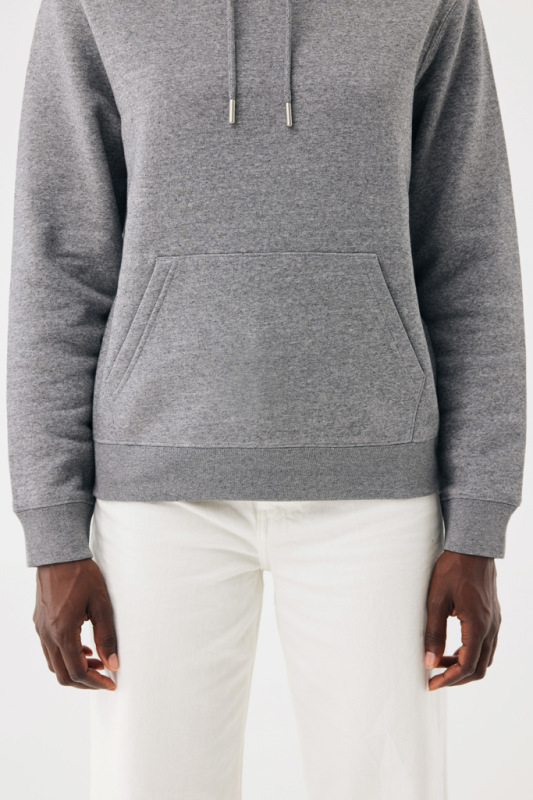 IQONIQ Joshua Unisex mikina s kapucňou z rec. bavlny light heather anthracite XXXL 15