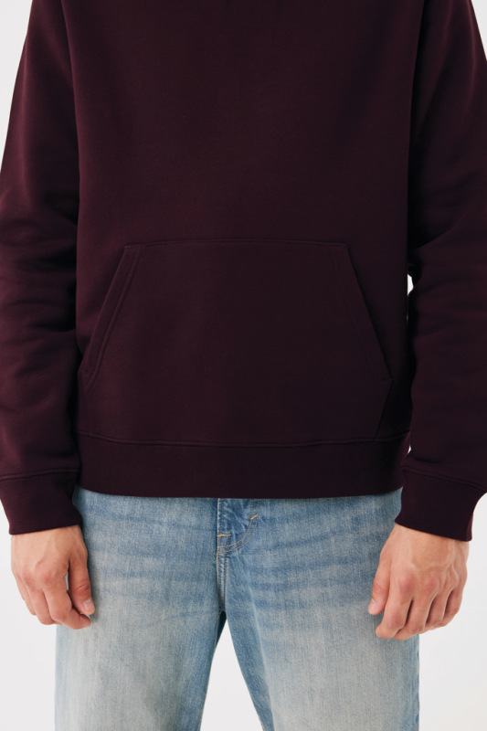 IQONIQ Joshua Unisex mikina s kapucňou z rec. bavlny merlot XS 15