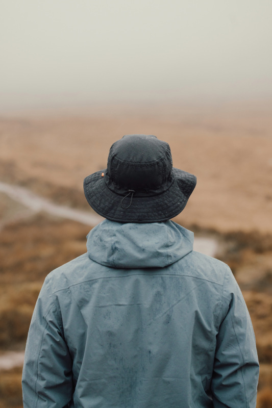 Nordic Drift RCS Horizon klobúk bucket hat UPF 50+ čierna 5