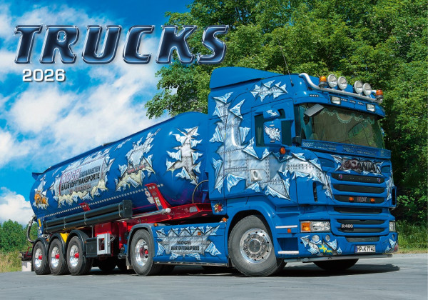 Nástenný kalendár Trucks 2026 1