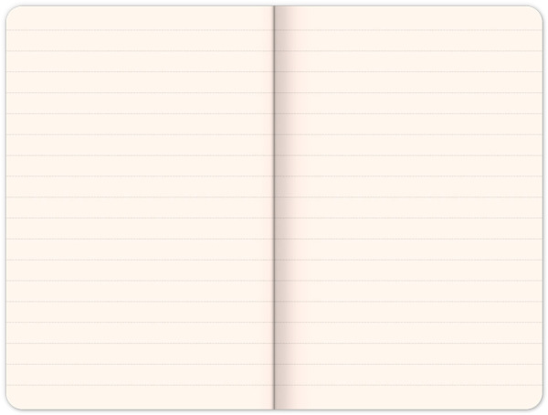 NOTIQUE Notes Hardy, hnedý, linajkovaný, 13 x 21 cm 1