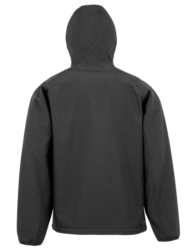 Pánsky recyklovaný 3vrstvý softshell s kapucňou 2