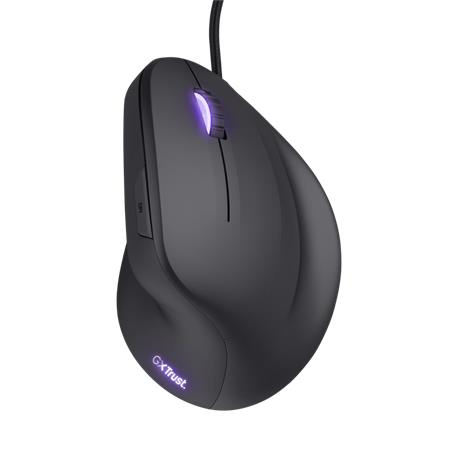 Myš, drôtová, optická, vertikálna, gaming, LED, TRUST "GXT144 Rexx", čierna 1