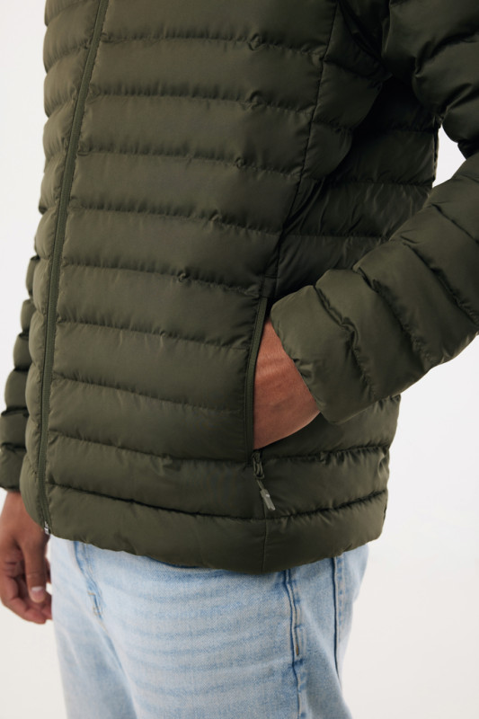 IQONIQ Maiko pánska prešívaná bunda z rec. polyesteru khaki S 9