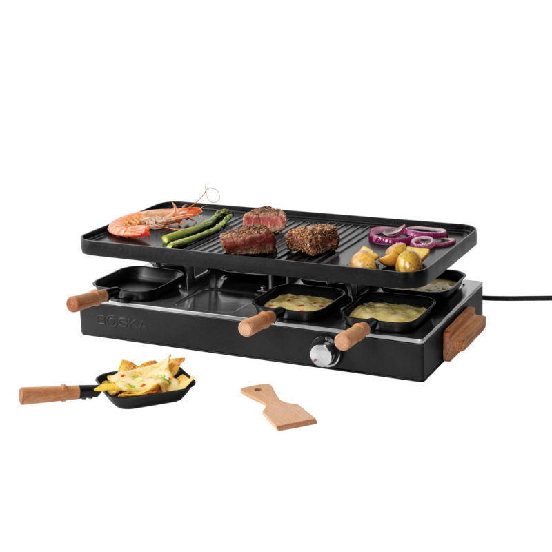 BOSKA Raclette Gourmet Party pre 8 osôb čierna 1
