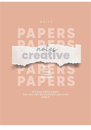 Zošit, zošívaný, A4, linkovaný, 80 listov, SHKOLYARYK "Notes Creative", mix 3