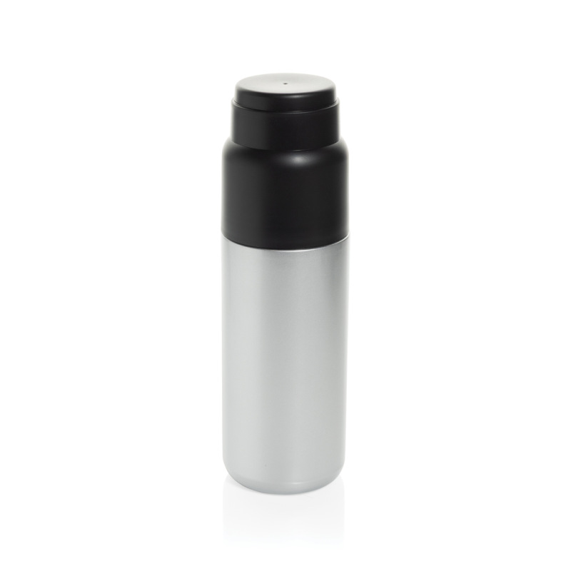 Thermocup RCS termosku z recykl. materiálov s pohárom 500ml strieborná