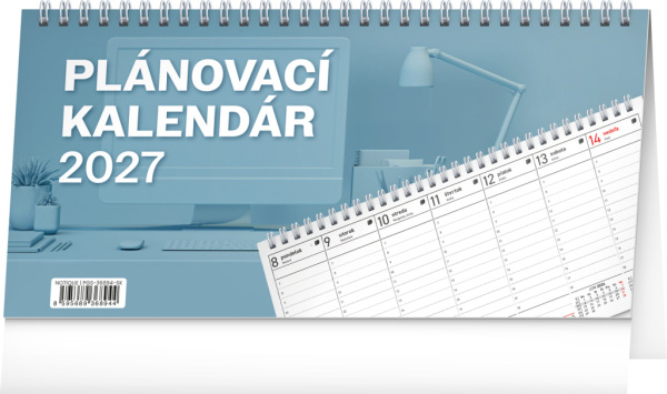 NOTIQUE Stolový kalendár Plánovací 2027, 25 x 12,5 cm
