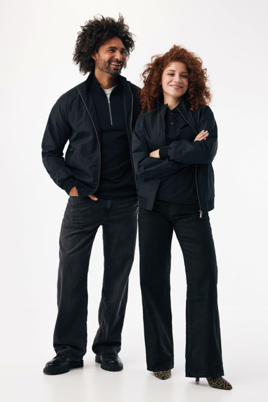 IQONIQ Odin mestská bunda z recyklovaného polyesteru čierna M 17