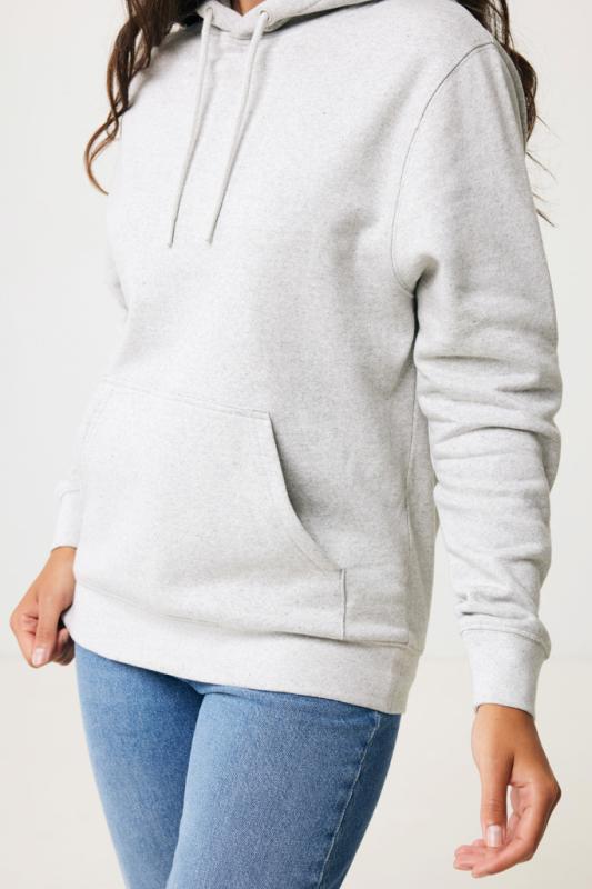 Ľahká mikina s kapucňou Iqoniq Rila z recykl. bavlny light heather grey XXL 10