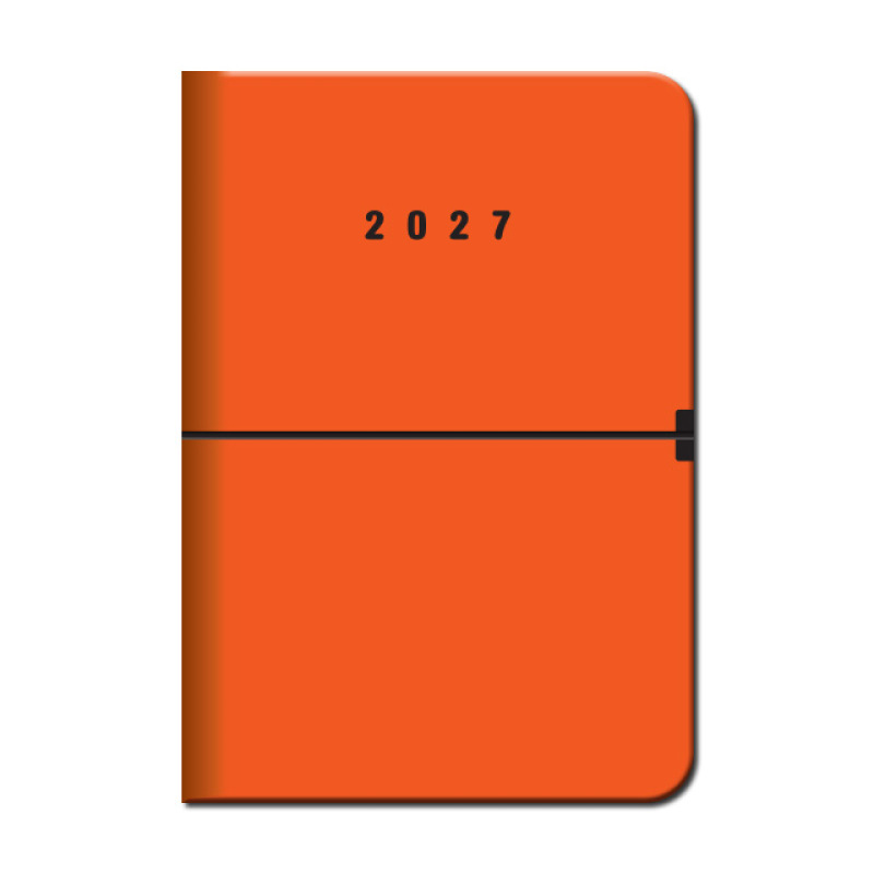 Týždenný diár A5 CAPRI Oranžový 2027