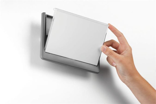Informačná tabuľka, 149 x 52,5 mm, DURABLE "CLICK SIGN", biela 6