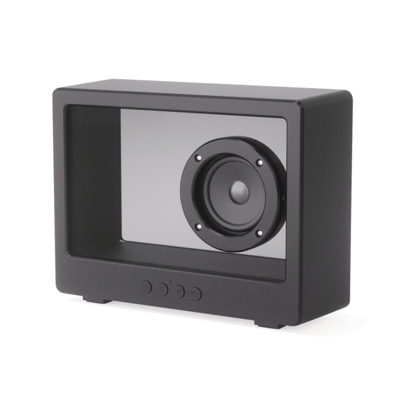 Soundclear transparentný 5W bezdrôtový reproduktor čierna 3