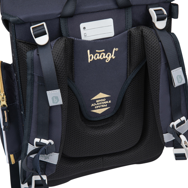 BAAGL Školská aktovka Ergo Unicorn Gold 8