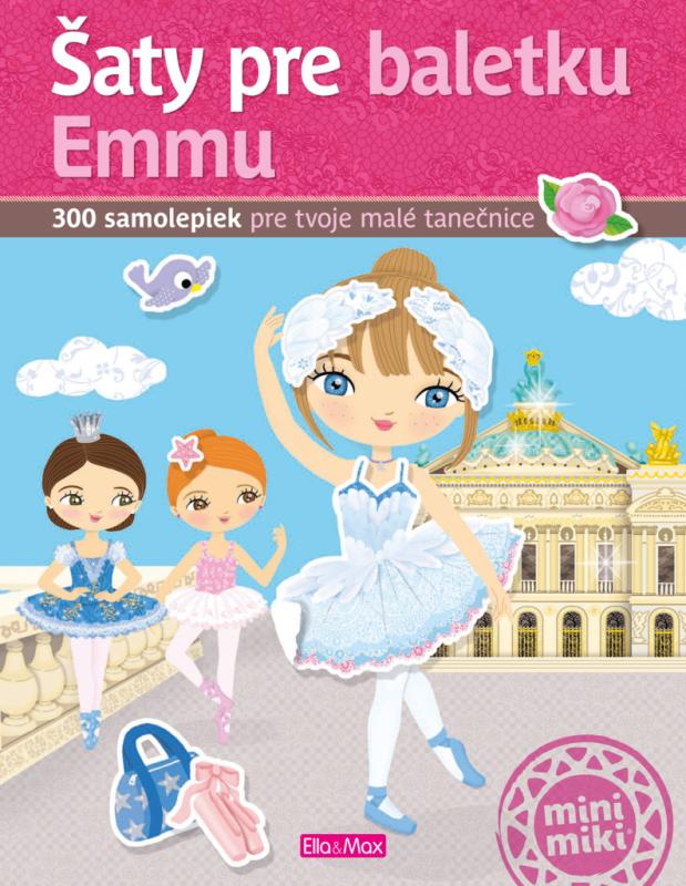 Šaty pre baletku EMMU – Kniha samolepiek