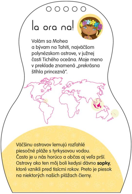 Obliekame tahitské bábiky MOHEA – Maľovanky