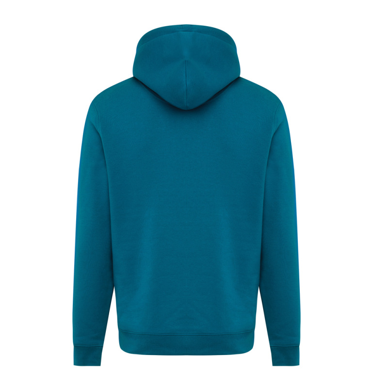 IQONIQ Joshua Unisex mikina s kapucňou z rec. bavlny dark teal XXXL 3