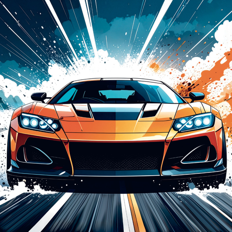 NOTIQUE Grid calendar Fast Cars 2027, 30 x 30 cm 11