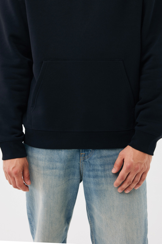 IQONIQ Joshua Unisex mikina s kapucňou z rec. bavlny čierna 5XL 12