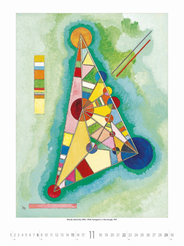 Nástenný kalendár Monet to Klee 2026 11