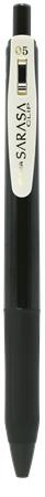 Gélové pero, 0,33 mm, stláčací mechanizmus, ZEBRA "Sarasa Clip Vintage", sépiovo čierne