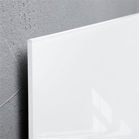 Magnetická sklenená tabuľa, 30x30 cm, SIGEL "Artverum® ", biela