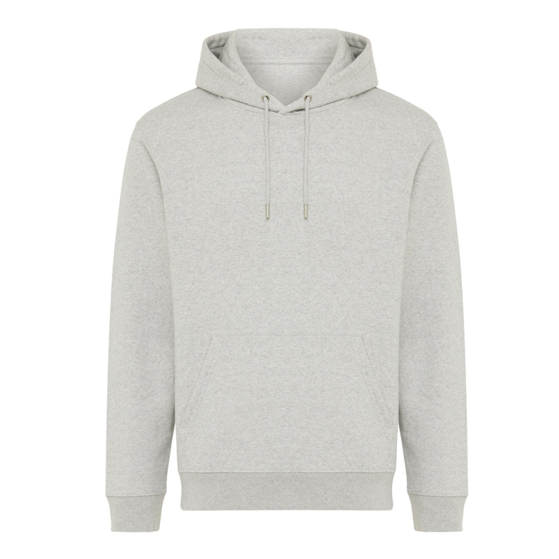 IQONIQ Joshua Unisex mikina s kapucňou z rec. bavlny light heather grey XXXL 1