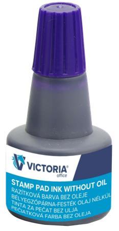 Pečiatková farba, 30 ml, VICTORIA OFFICE, modrá 1