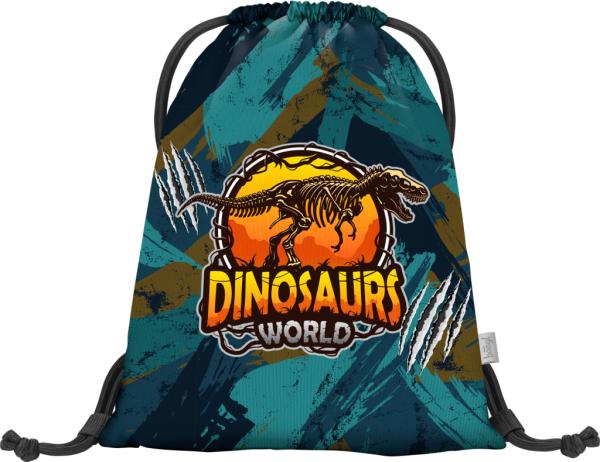 BAAGL SET 5 Ergo Dinosaurs World: aktovka, penál, sáček, desky, box