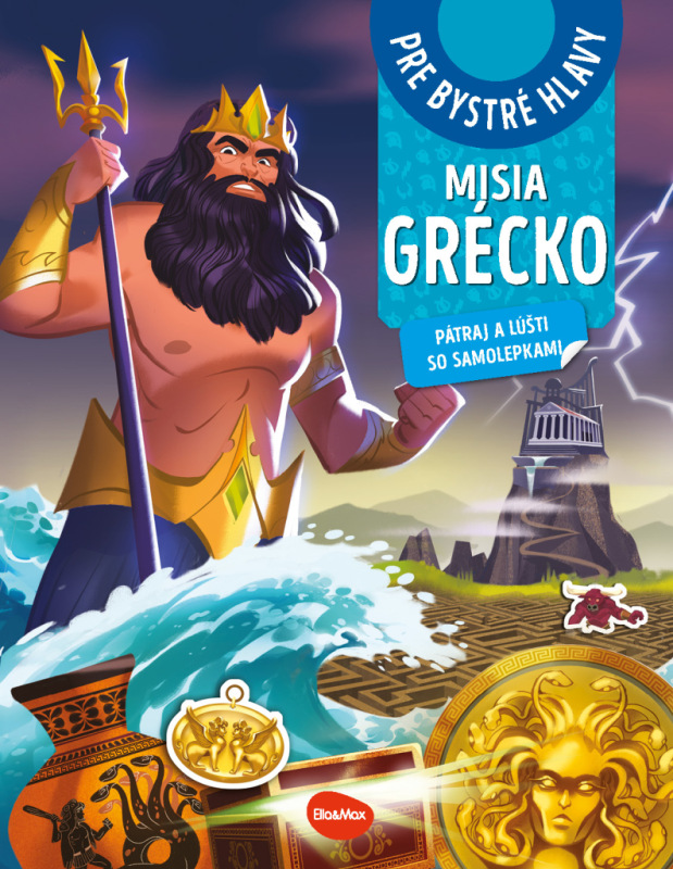 MISIA GRÉCKO – Pátraj a lúšti so samolepkami 4