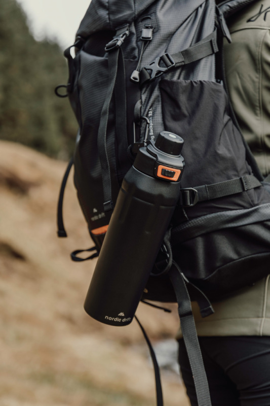 Nordic Drift Trail RCS Izolovaná uzamykateľná športová fľaša čierna 11