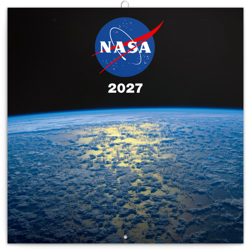 NOTIQUE Grid calendar NASA 2027, 30 x 30 cm