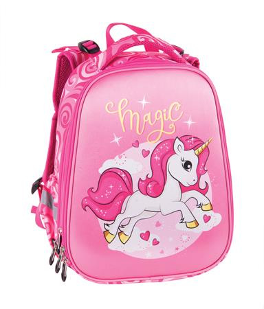 Batoh, anatomický, PULSE "Anatomic Cube Pink Magic", ružový 1