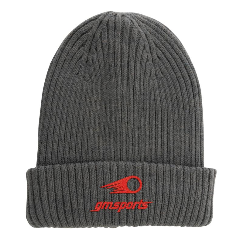 Dvojito pletená beanie čapica Impact z Polylana® AWARE™ antracitová 5