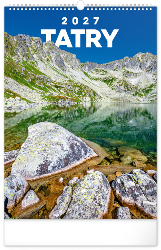 NOTIQUE Nástenný kalendár Tatry 2027, 33 x 46 cm