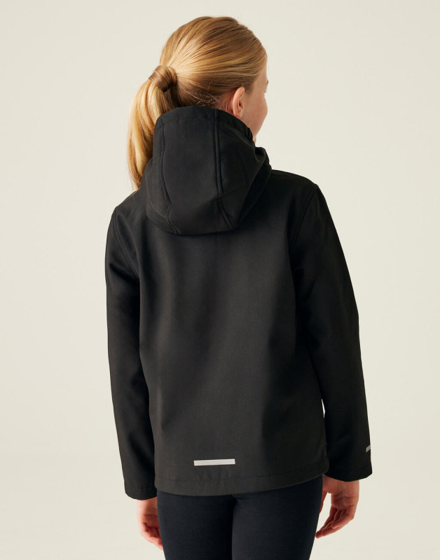 Detský 3-vrstvový softshell s kapucňou Ablaze 3