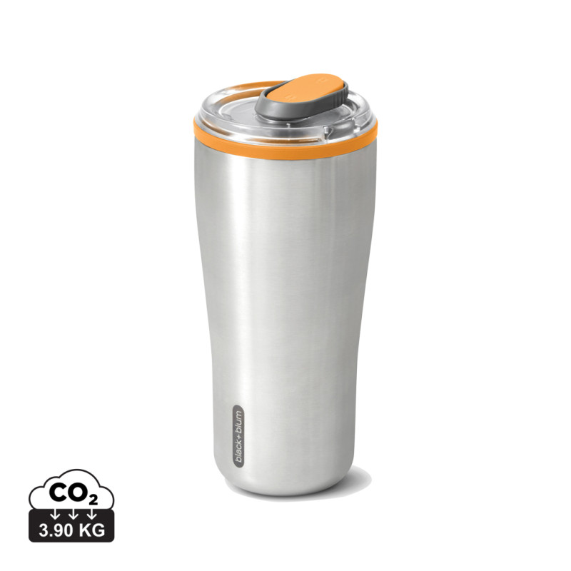 Cestovný nerezový termo hrnček 600ml Black+Blum oranžová